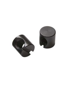 BK4012B: Black Aluminum, Post Caliper Mount, Pair