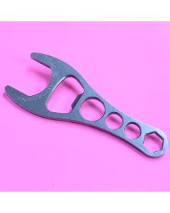 BT0003: Titanium Bottle Opener,15 mm/32 mm Wrenches, Engraved
