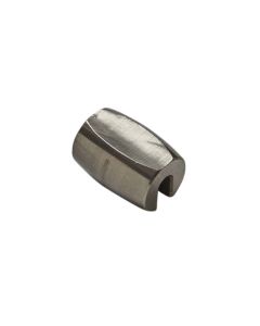 CS0007: Titanium Barrel, 3/8" OD, 6 mm Hole, Slot, Miter