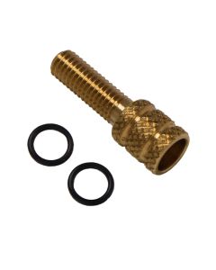 CS5014: Brass M5 x .8 Barrel Adjuster, Knurled 