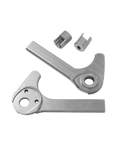 DR1085: Stainless Steel 12 mm Flat Mount, 58 Degree, No Eyelets
