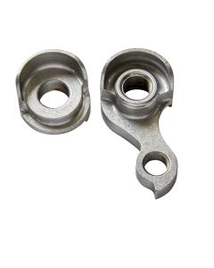 1-1/8" OD 12 mm Round Rear Dropout, Steel, Integral Hanger