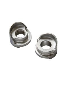 Steel M12 x 1.5 Flanged Front Dropout, 1" OD: Choose Flange Width