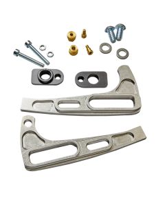 DS1005BD: Stainless Steel Dedicated 12 mm Flat Sliding Dropout, No Eyelets, Hole
