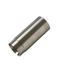 MS0041: Titanium, 1-1/4" OD x 3" OAL x 27.2 mm ID, 1/2" Step, Straight Bore