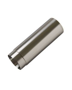 MS0044: Titanium, 1-3/8" OD x 4" OAL x 30.9 mm ID, 1/2" Step, Straight Bore