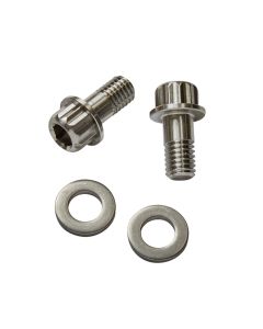 Titanium Screws/Washers, Dedicated 12 mm Flat Sliding Dropout: Choose Style