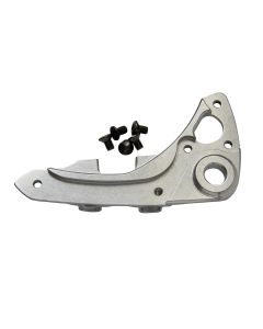 PA466: 12 mm Left Side PolyDrop, Flat Mount, 140 Rotor, No Eyelets