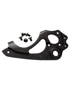 12 mm Left Side PolyDrop, Post Mount 160 Rotor, Eyelets: Choose Color