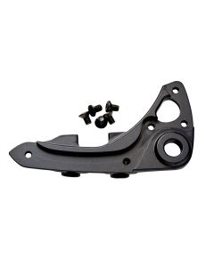 PB466: 12 mm Left Side PolyDrop, Flat Mount 140 Rotor, No Eyelets
