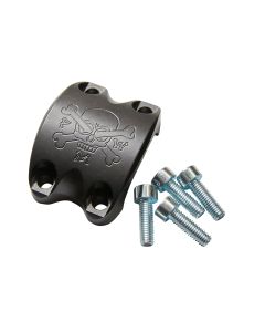 SP4002B: 1-1/4" Front Stem Plate, PMW Logo, Black