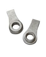Front Flat Dropout, 12 mm Steel, 13 mm Flange