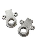 Front Flat Dropout, 12 mm Steel, 18 mm Flange, Eyelets