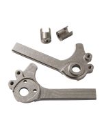 Flat Mount Dropout, Stainless Steel 12 mm: Choose Angle/Eyelets